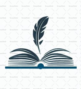 Offenes Buch und Feder